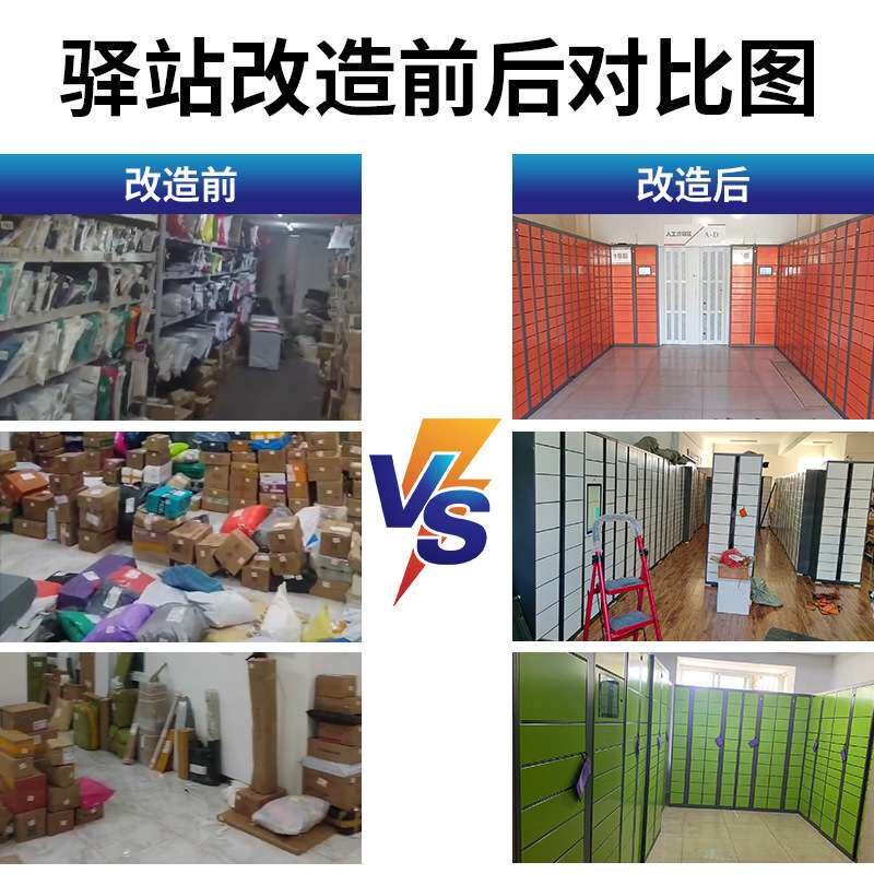 递小二超市驿站智能快递柜自提柜递管家批量投递驿站专用柜递易