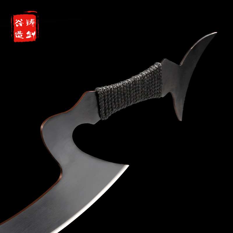 铸剑谷 英雄联盟周边皎月女神戴安娜新月之刃金属cos武器道具模型