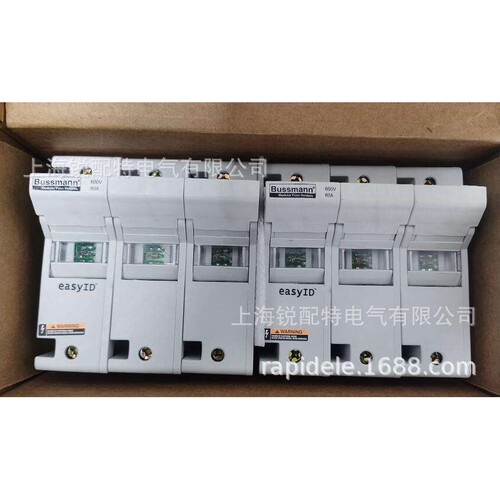 CH60J3I 熔断器底座  600V 60A  巴斯曼BUSSMANN 熔断器底座