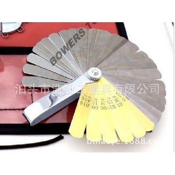 SKU456635[4件套塞尺 秀丽7]双弯头塞尺 火花塞量规 铜塞尺36片