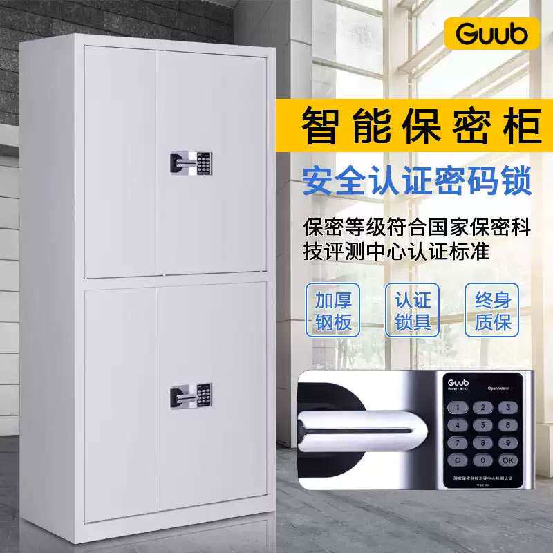 保密柜电子密码锁铁皮文件柜国保档案资料带锁储物柜办公室办工柜
