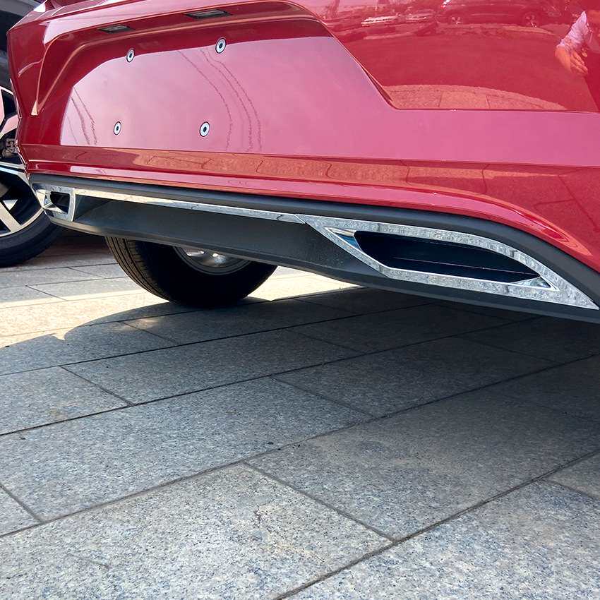 适用大众Polo MK6 2018+ Polo Plus 波罗尾唇电镀尾喉框亮条改装