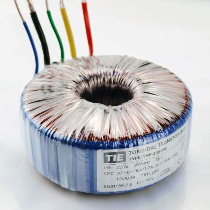 环形220V/110V转12V/24V/48V 电磁屏蔽,抗干扰音响变压器