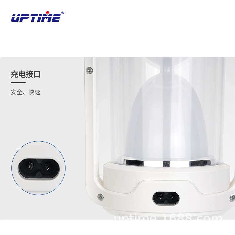 沙漏式LED照明灯露营出游充电应急灯三档可调节手提照明灯现货