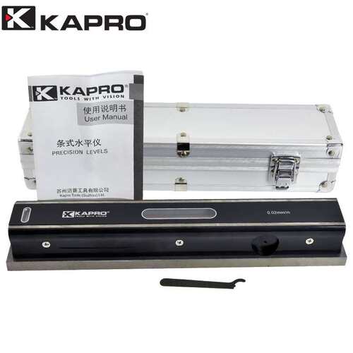 KAPRO条式水平仪394机械钳工水平尺高精度机床带水泡300mm量具