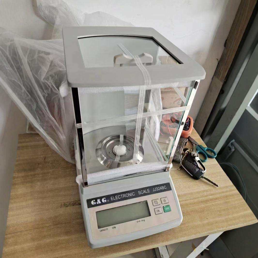 双杰JJ124BC电子分析天平0.0001g精密室天平0.1mg万分之一深圳