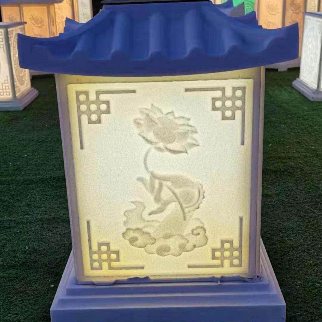 户外摆件石灯庭院仿古石雕 石灯笼 园林广场小品夜灯照明石灯