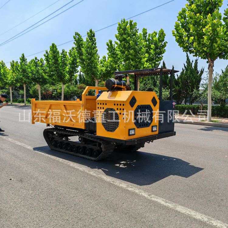 履带运输车爬山虎农用全地形小型工程自卸搬运车大马力山区爬坡王