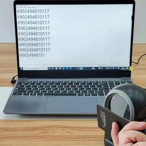 TI5320扫码物流快递标签条码仓储收银支付一维二维有线固定码器