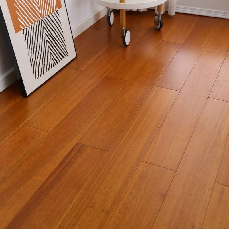 番龙眼锁扣实木地暖地板18mm 黑胡桃本色卧室家用环保耐磨南浔A级