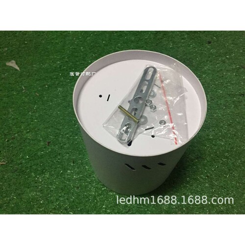 厂家生产贴片明装筒灯外壳，免开孔，贴片24W，6-7寸，8寸