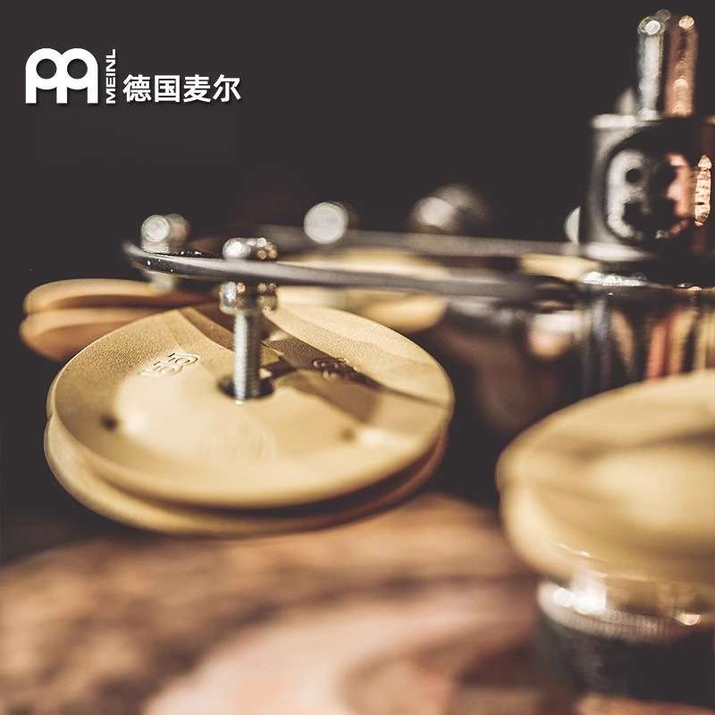 德国麦尔镲片伴侣演出专用踩镲摇铃单排踩镲铃镲片双排镲片装饰