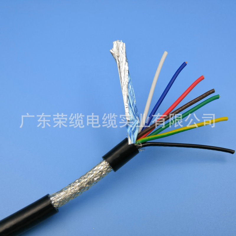 供应 RVVP7芯屏蔽电缆线 软C护套线电线电缆 RVVP信号线