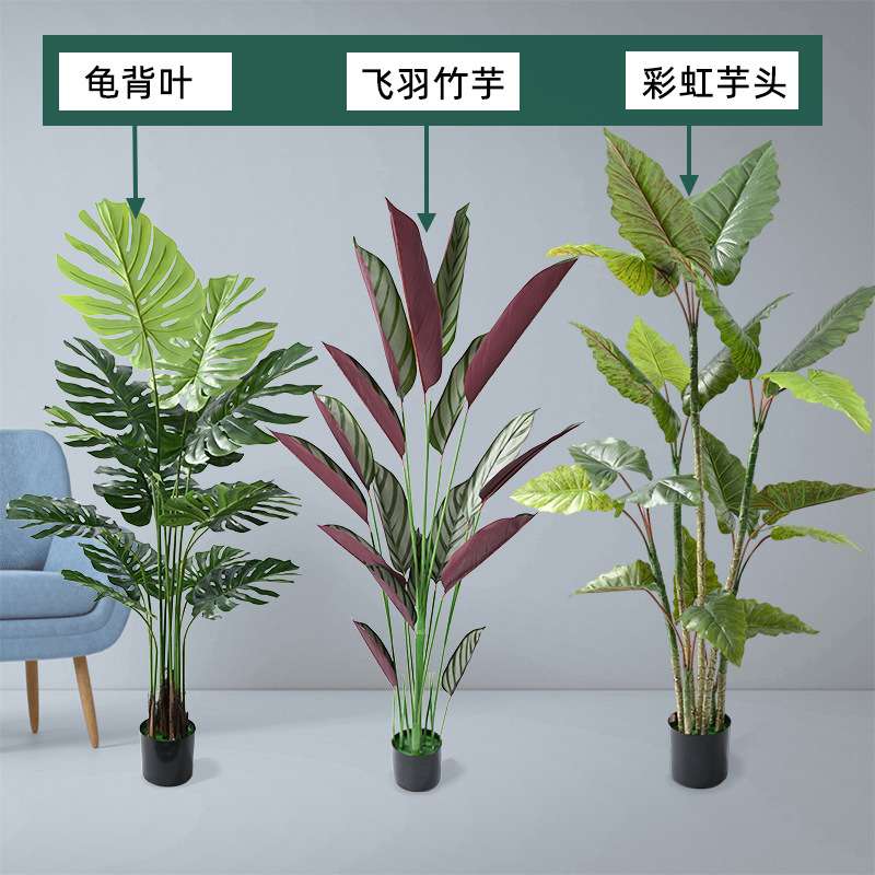 绿植大盆栽客厅室内植物装饰仿真树商场橱窗绿化绿植树