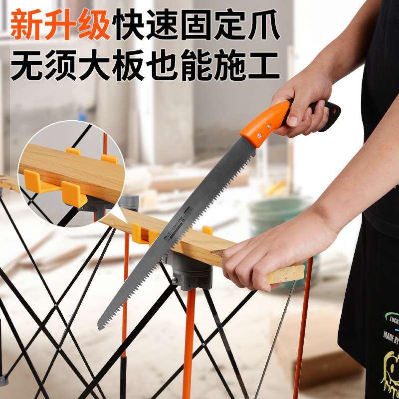 蜘蛛腿工作台铝合金可折叠伸缩脚架工地施工操作台多功能折叠桌子