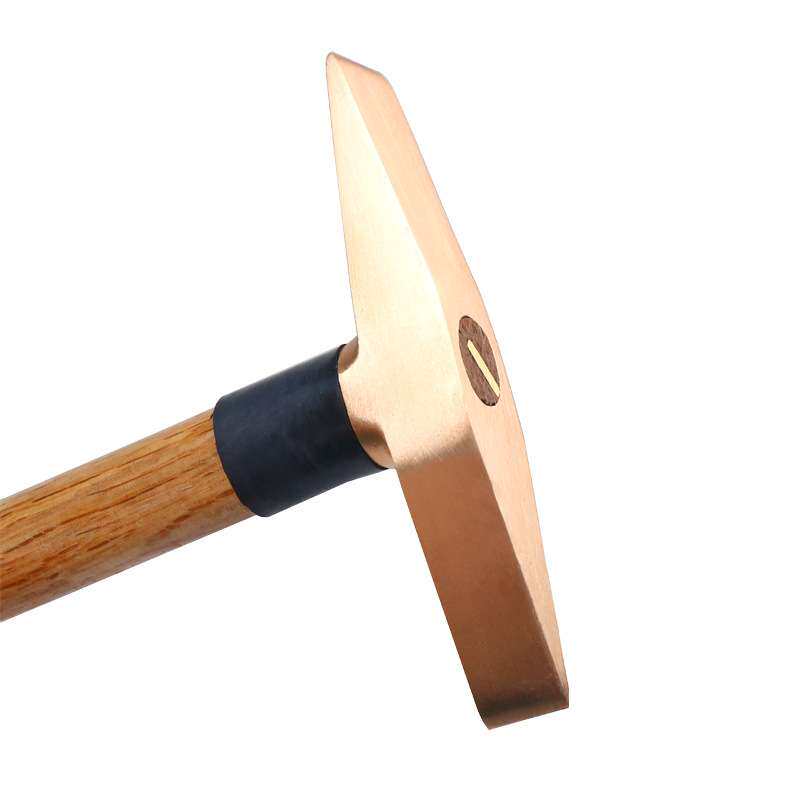 TOOLTIME图泰紫铜木柄除锈锤紫铜锤除锈锤榔头锤敲渣锤焊工锤锤子