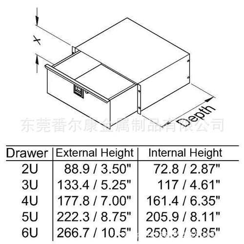 Penn Elcom 番尔康R1294K/10 网络机柜机箱 4U 服务器 监控机箱