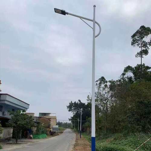 LED市电路灯 热镀锌6米8米12米路灯杆a字臂海螺道路照明市电路灯