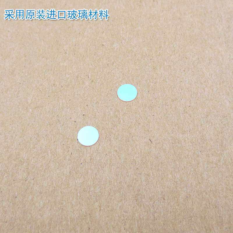 进口镀膜玻璃镜片峰值透射率90%以上620nm-680nm红光带通滤光片