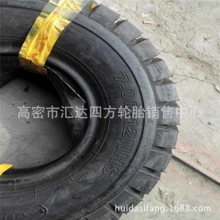现货6.50-10叉车实心7.00/8.25-12-15工业平板车轮胎实心28*9-15