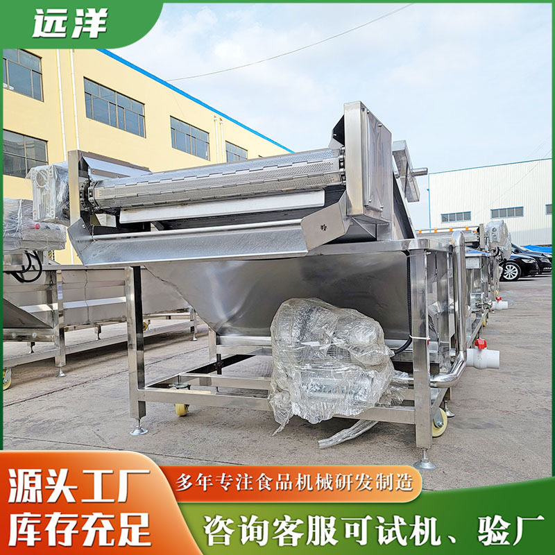 砂糖橘气泡清洗机 大型橙子柚子清洗设备 荔枝不锈钢果蔬清洗机