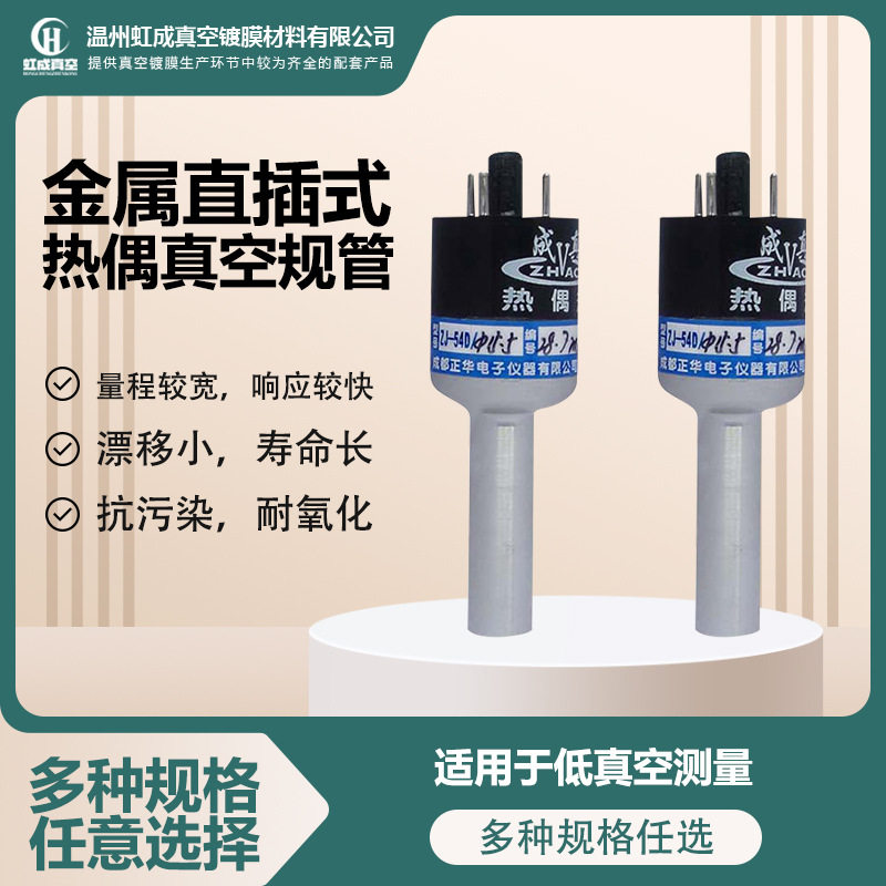 厂家现货成都睿宝ZJ-54D热偶真空规管 金属直插式真空规管批发图片