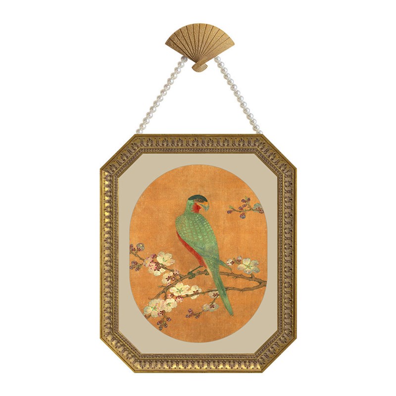 宋徽宗花鸟挂画东方古典法式中国风装饰画新中式玄关卧室X壁画A15