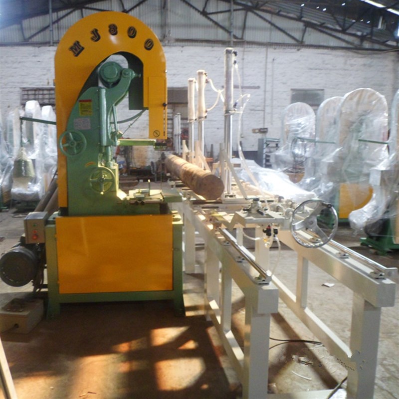 立式手动开板机大型木工全自动数控跑车带锯机重型木材加工设备厂