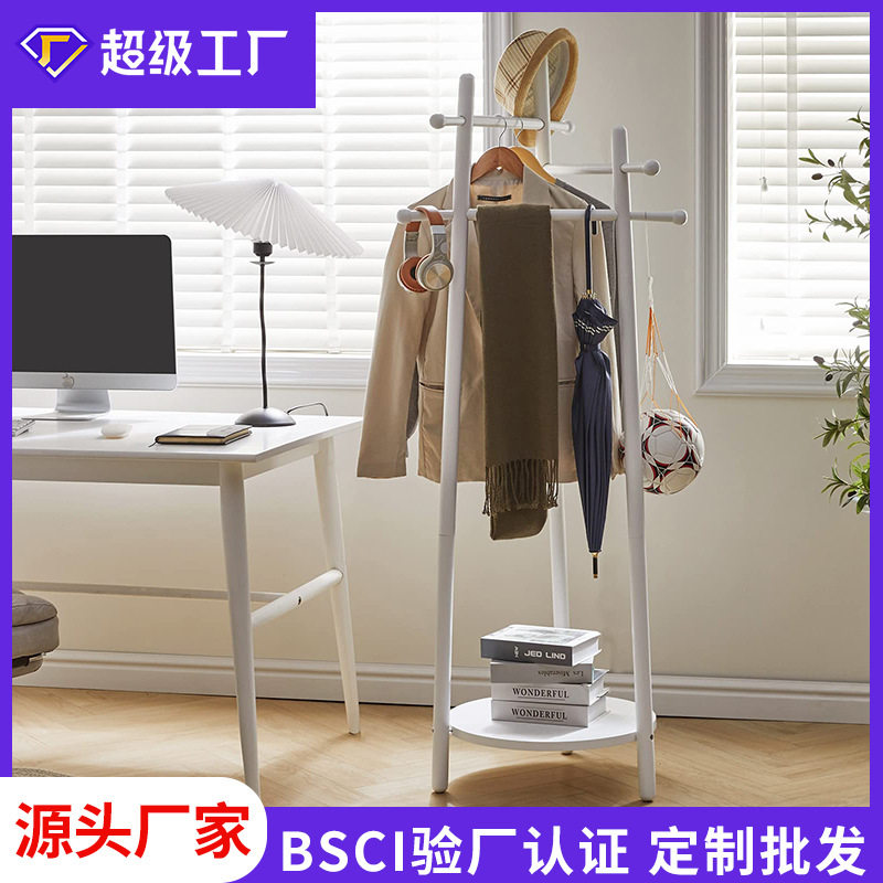 现代简约单杆落地衣帽架
