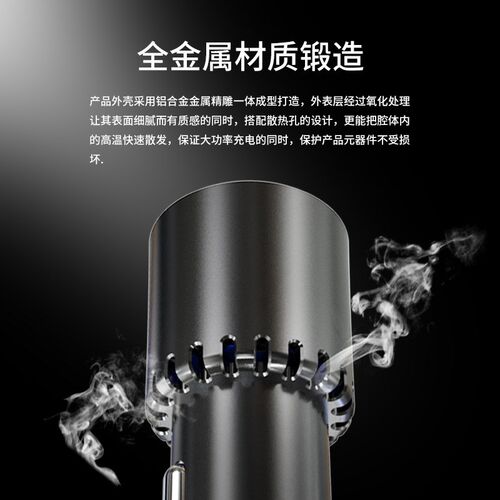 车载电器63w铝合金车载充电器qc4.0车充45w快充pd3.0双usb车充20v