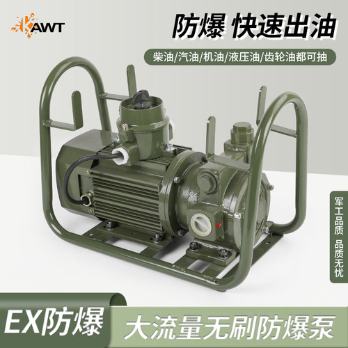 卡维特汽油防爆抽油泵12V24V220V机油液压油齿轮油导油泵自吸甲醇