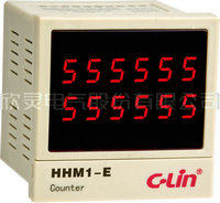欣灵计数器HHM1-E 双排显示替代HHM1-D/HHJ5-A可设预置数停电记忆