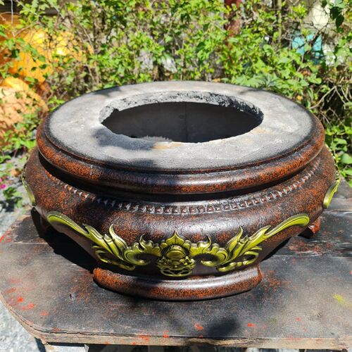 底部灌浆ABS原材料【大型植物花盆】塑S料水泥花盆模具