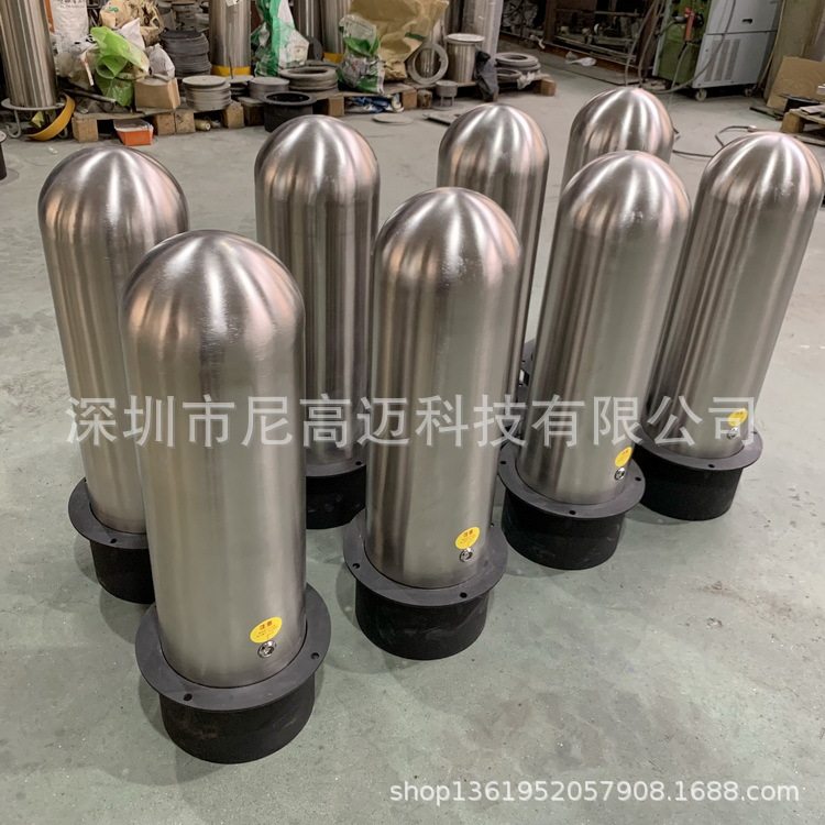 304不锈钢可移动升降防撞路桩