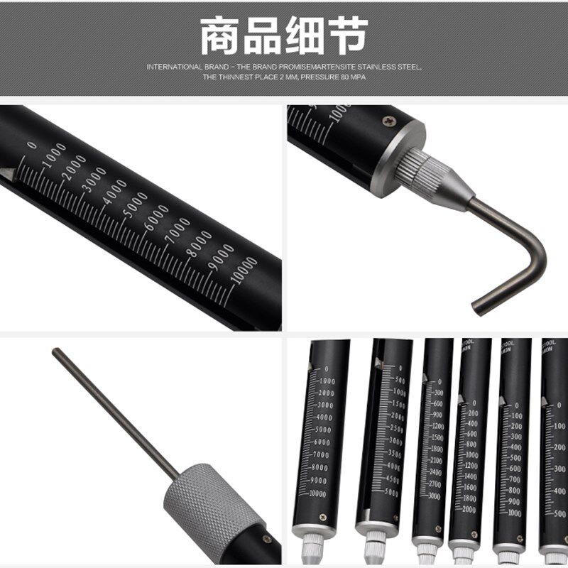 弹簧测力计dTK-2000拉力计表管形测力棒测试双刻拉力称推力压力计