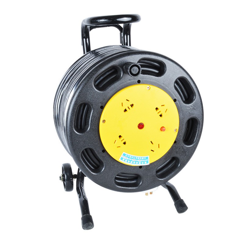 移动电缆盘3d*2.5带线绕盘220V 15A拖线盘收线器工程手提电缆盘