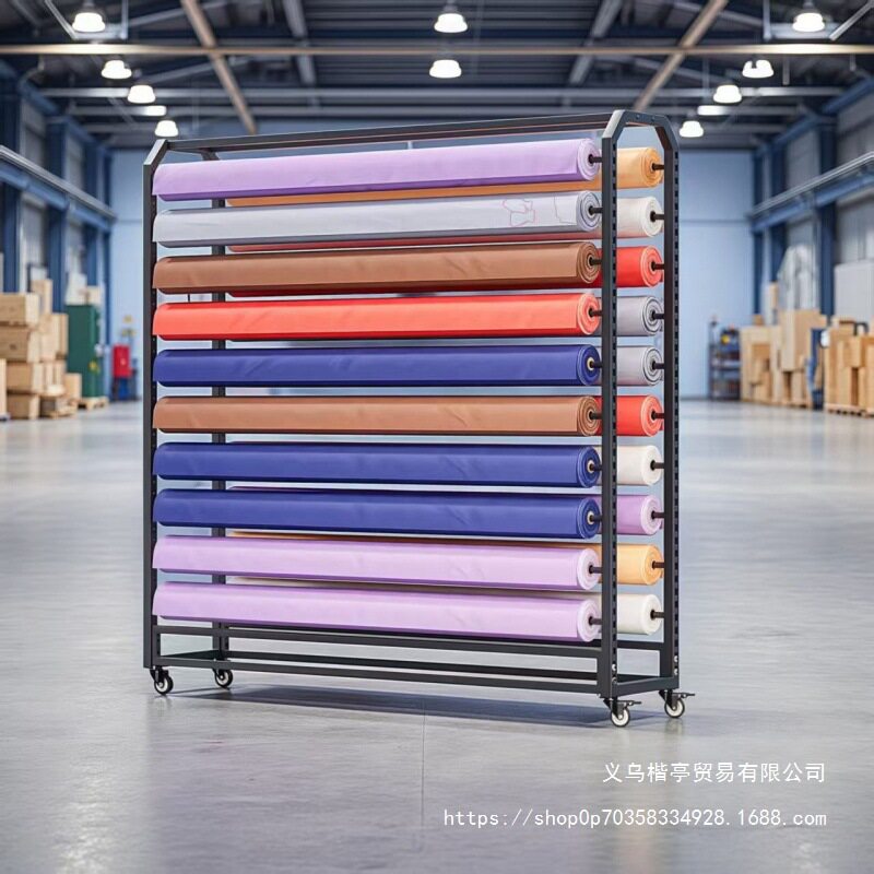 可移动加厚布料样品展示架