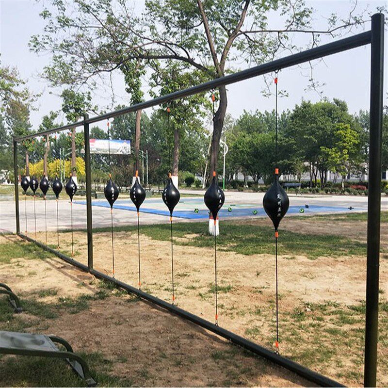 沙袋架户外吊式拳击搏击沙袋架子可移动W沙袋架含沙袋