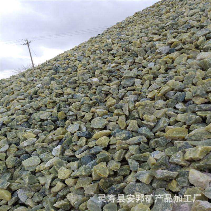 现货供应天然绿沸石建筑铺面用鱼缸多肉园艺专用石头颗粒透气石子