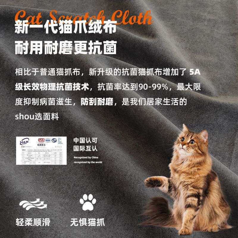 现代简约2025年新款布艺床出租房家用主卧室奶油风高端大气双人床