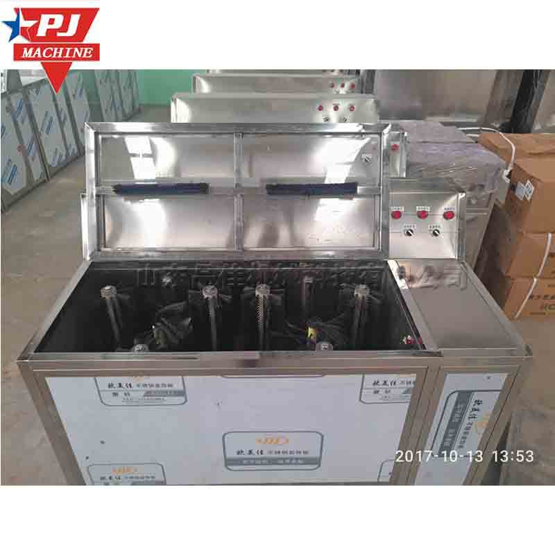 桶装水拔盖洗桶机 纯净水厂塑料桶刷桶机 小型旋转毛刷刷桶机