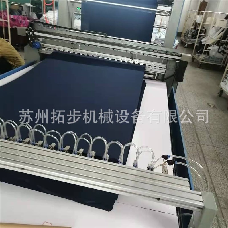 供应窗帘布全自动拉布横切裁z片机家纺面料自动拉布裁床断布机