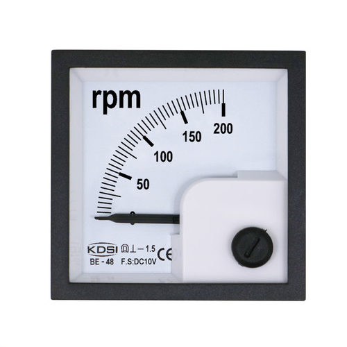 KDSI配电柜表头指针式直流电压转速表BE-48DC10V200rpm