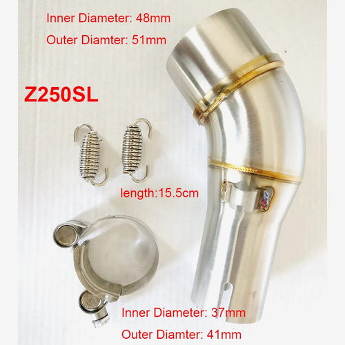 适用Z250SL中段改装排气管Z250SL