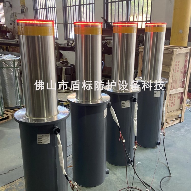 小区警示防撞路柱遥控防撞桩车 幼儿园门口阻隔车辆挡车路阻器