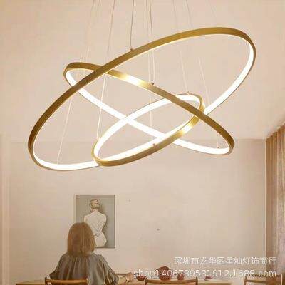 客厅吊灯现简约灯饰圆形过道北欧灯具创意卧室吧台餐厅吊灯具