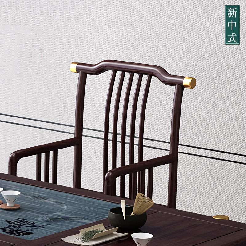 新中式实木茶桌椅组合禅意简约现代办公室泡茶台桌子套装茶室家具