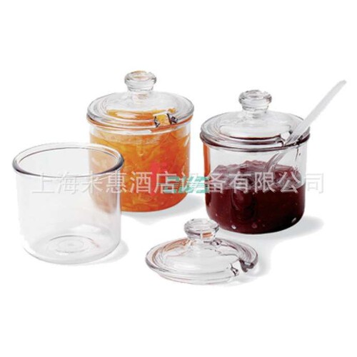 CAMBRO 96SKRC透明撒粉罐带乳酪盖/CJ80CW调料罐连缺口盖