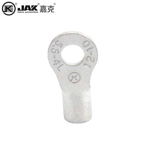 JAK RNB5.5-4L紫铜圆形冷压裸端 O型铜线耳连接器接头 有认证KST