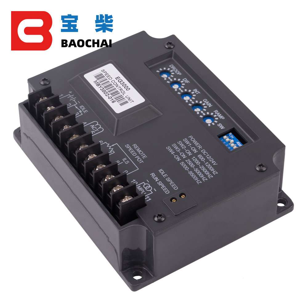 EG3000柴油发电机组油门调速板电机转速电动熄火三相交流控制器DC